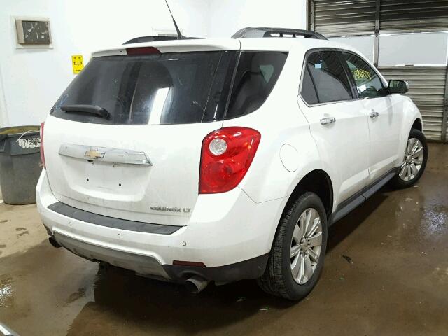 2CNFLPEYXA6313182 - 2010 CHEVROLET EQUINOX LT WHITE photo 4