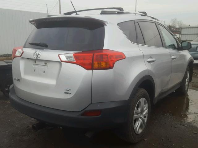 2T3BFREV9EW141264 - 2014 TOYOTA RAV4 LE GRAY photo 4