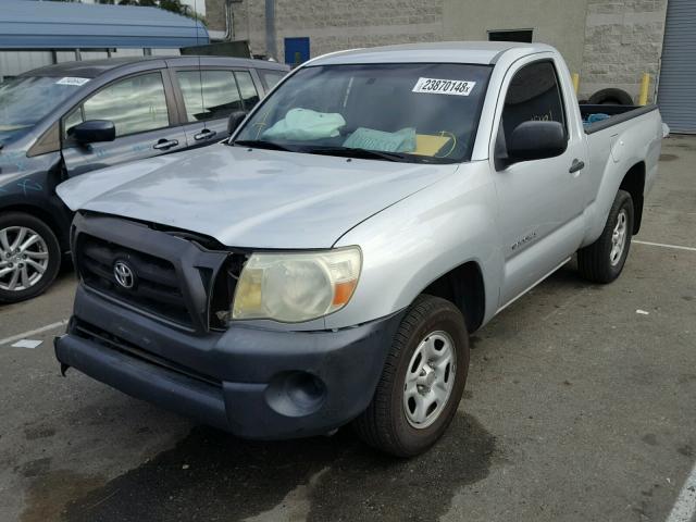 5TENX22N65Z073466 - 2005 TOYOTA TACOMA SILVER photo 2