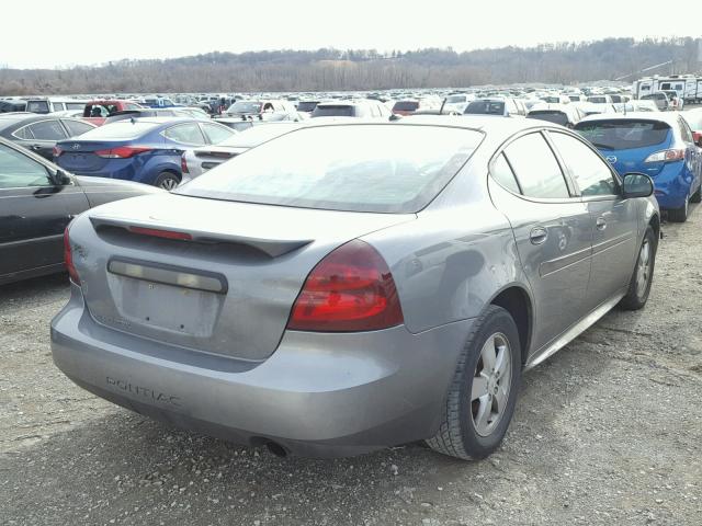 2G2WP552171172148 - 2007 PONTIAC GRAND PRIX GRAY photo 4