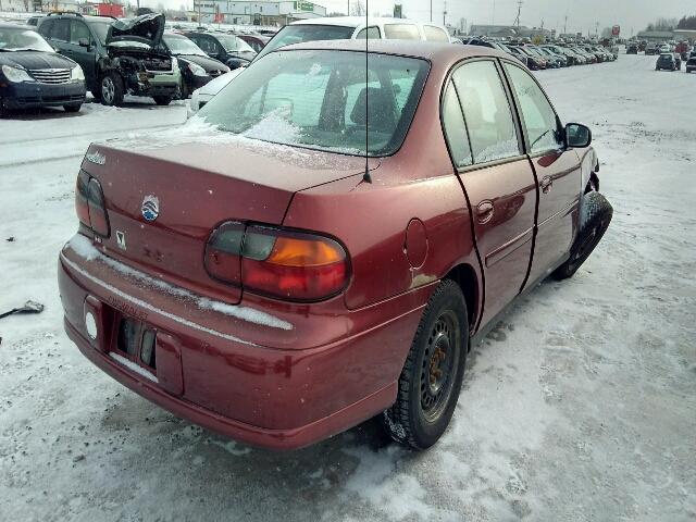 1G1ND52J22M671400 - 2002 CHEVROLET MALIBU RED photo 4