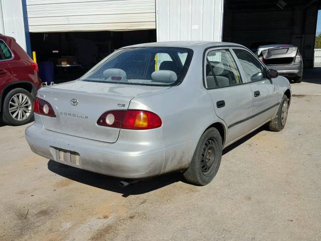 1NXBR12E82Z589464 - 2002 TOYOTA COROLLA CE GRAY photo 4