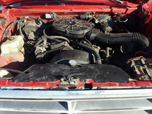 1B7FE06X8KS171585 - 1989 DODGE D-SERIES D RED photo 7