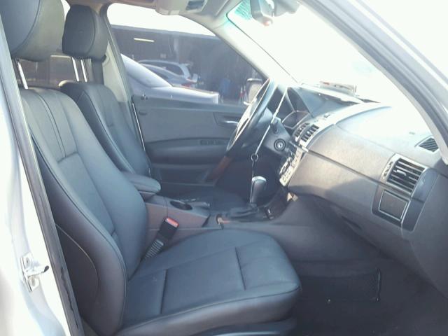 WBXPA93466WD25083 - 2006 BMW X3 3.0I SILVER photo 5