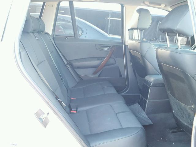 WBXPA93466WD25083 - 2006 BMW X3 3.0I SILVER photo 6