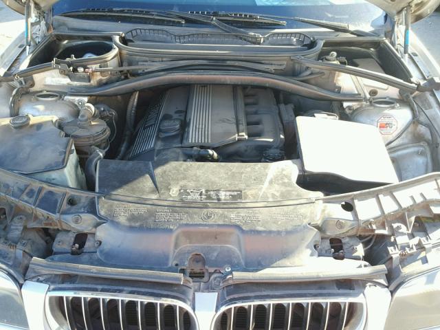WBXPA93466WD25083 - 2006 BMW X3 3.0I SILVER photo 7