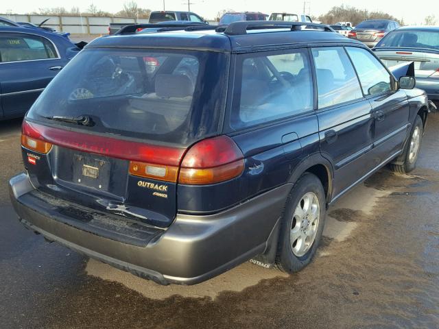 4S3BG6857W7640584 - 1998 SUBARU LEGACY 30T BLUE photo 4