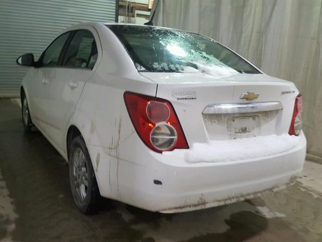 1G1JC5SH2C4105575 - 2012 CHEVROLET SONIC LT WHITE photo 3