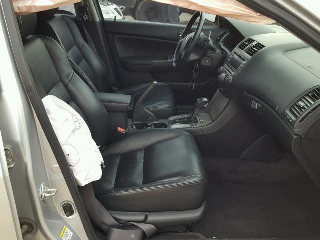 1HGCM56867A026720 - 2007 HONDA ACCORD EX SILVER photo 5