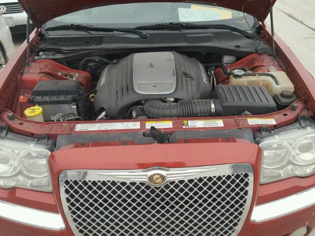 2C3KK63H57H870988 - 2007 CHRYSLER 300C RED photo 7