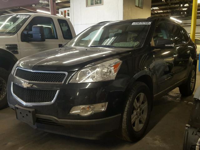 1GNKVGED1CJ350998 - 2012 CHEVROLET TRAVERSE L GRAY photo 2