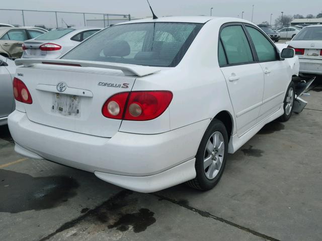 1NXBR32E57Z849158 - 2007 TOYOTA COROLLA CE WHITE photo 4