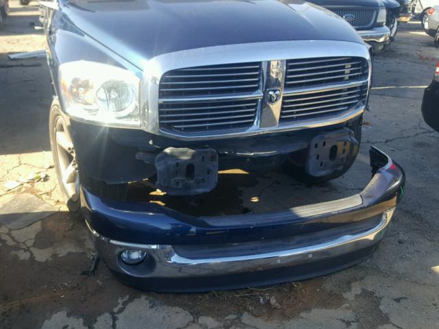 1D7HA18257J630067 - 2007 DODGE RAM 1500 S BLUE photo 9