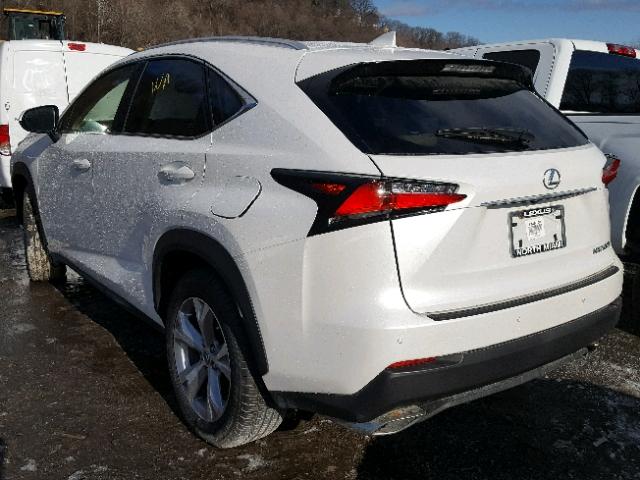 JTJYARBZ4H2077077 - 2017 LEXUS NX 200T WHITE photo 3