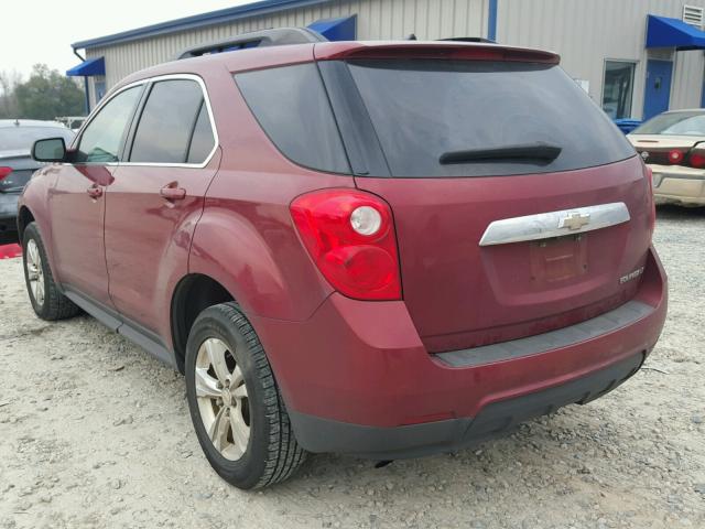 2CNALDEC9B6326570 - 2011 CHEVROLET EQUINOX LT BURGUNDY photo 3