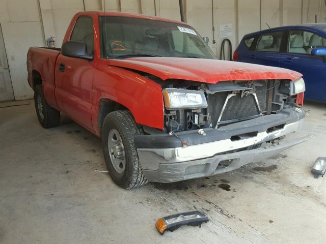 1GCEC14V73Z283909 - 2003 CHEVROLET SILVERADO RED photo 1