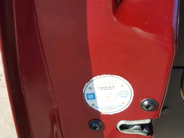 1G1ZK57748F242289 - 2008 CHEVROLET MALIBU LTZ 勃艮第红 照片 10