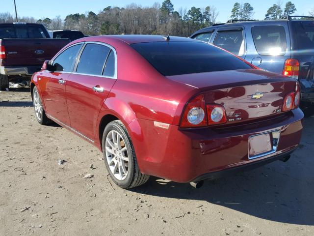 1G1ZK57748F242289 - 2008 CHEVROLET MALIBU LTZ BURGUNDY photo 3