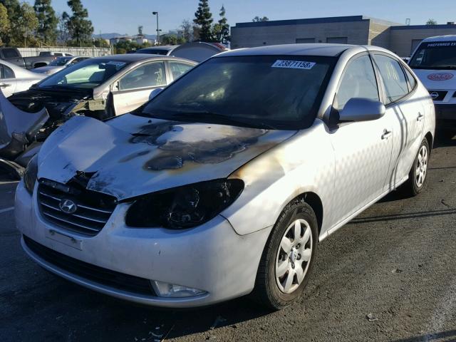 KMHDU46D88U296733 - 2008 HYUNDAI ELANTRA GL SILVER photo 2