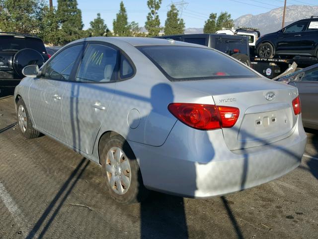 KMHDU46D88U296733 - 2008 HYUNDAI ELANTRA GL SILVER photo 3