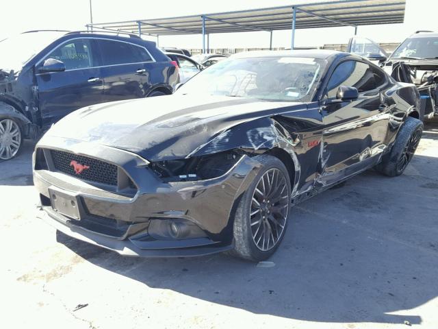 1FA6P8CF9G5327617 - 2016 FORD MUSTANG GT BLACK photo 2