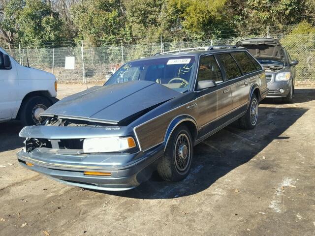 1G3AM84N4N6355951 - 1992 OLDSMOBILE CUTLASS CR GREEN photo 2