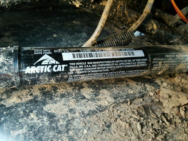 4UF16MPV4GT303845 - 2016 ARCTIC CAT WILDCAT TAN photo 10