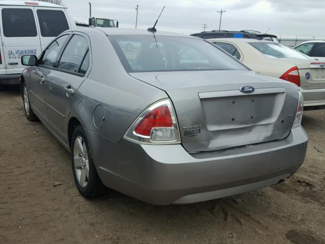 3FAHP07Z79R146546 - 2009 FORD FUSION SE SILVER photo 3