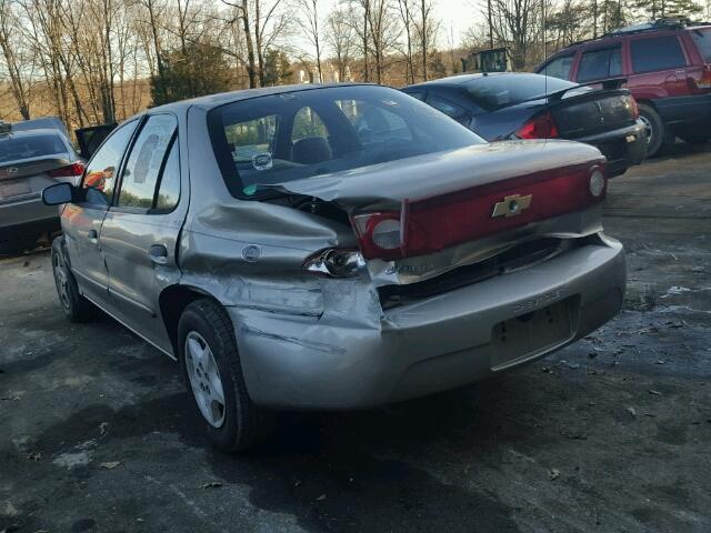 1G1JC52F747235253 - 2004 CHEVROLET CAVALIER SILVER photo 3