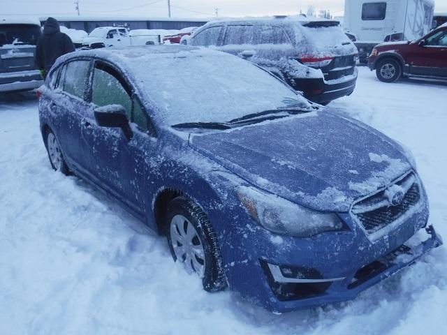 JF1GPAA60F8238644 - 2015 SUBARU IMPREZA BA BLUE photo 1