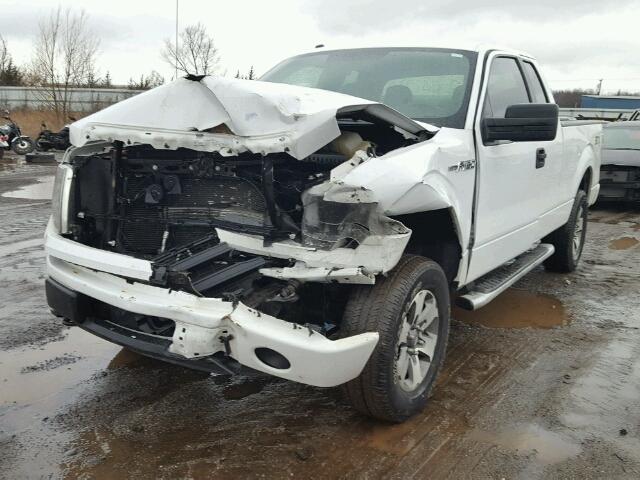 1FTFX1EF9EKF60426 - 2014 FORD F150 SUPER WHITE photo 2