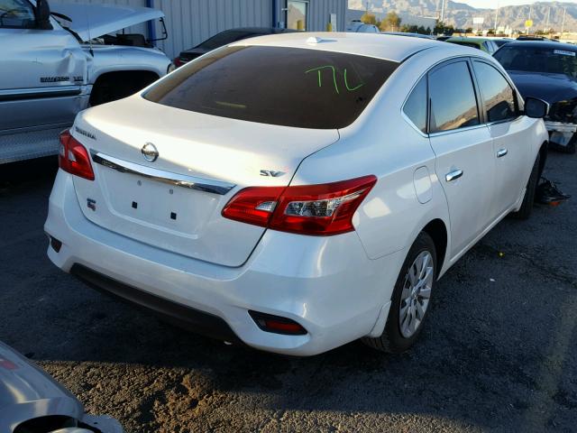 3N1AB7AP4GL652509 - 2016 NISSAN SENTRA S WHITE photo 4