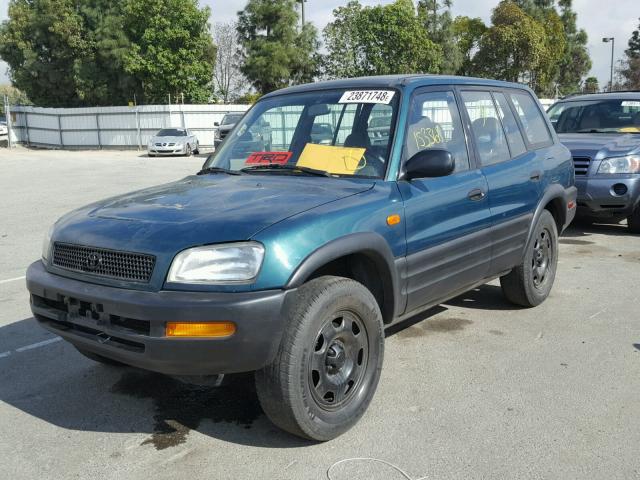 JT3GP10V4V7009699 - 1997 TOYOTA RAV4 GREEN photo 2