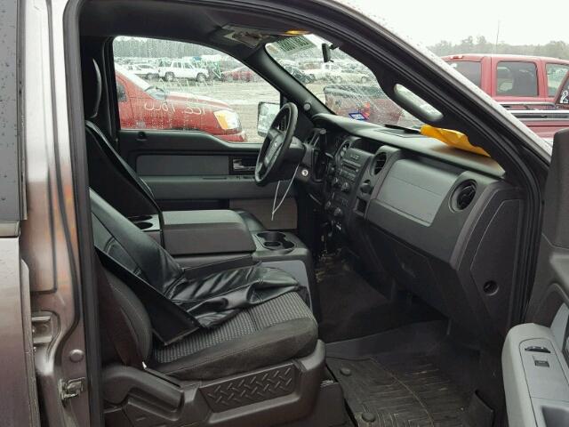 1FTFW1EF5EKF53377 - 2014 FORD F150 SUPER GRAY photo 5