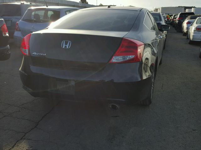 1HGCS1B82CA005152 - 2012 HONDA ACCORD EXL BLACK photo 4