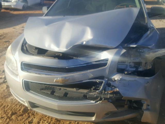 1G1ZG57N18F201232 - 2008 CHEVROLET MALIBU LS ნაცრისფერი ფოტო 9