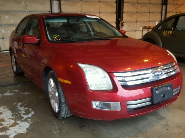 3FAFP08Z46R114980 - 2006 FORD FUSION SEL RED photo 1