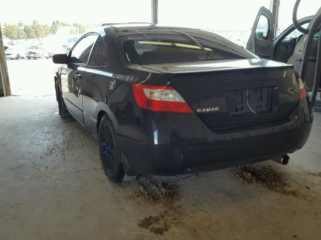 2HGFG12867H541253 - 2007 HONDA CIVIC EX შავი ფოტო 3