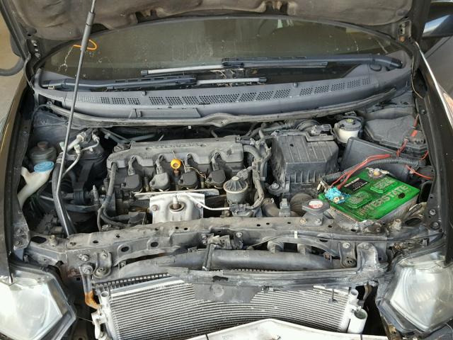 2HGFG12867H541253 - 2007 HONDA CIVIC EX შავი ფოტო 7