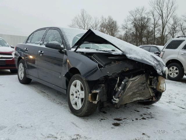 1G1ZT58N07F303565 - 2007 CHEVROLET MALIBU LT BLACK photo 1