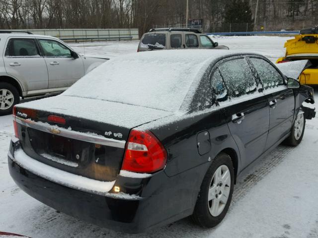 1G1ZT58N07F303565 - 2007 CHEVROLET MALIBU LT BLACK photo 4