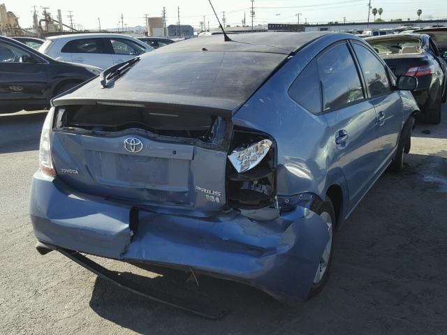 JTDKB20U967075345 - 2006 TOYOTA PRIUS BLUE photo 4