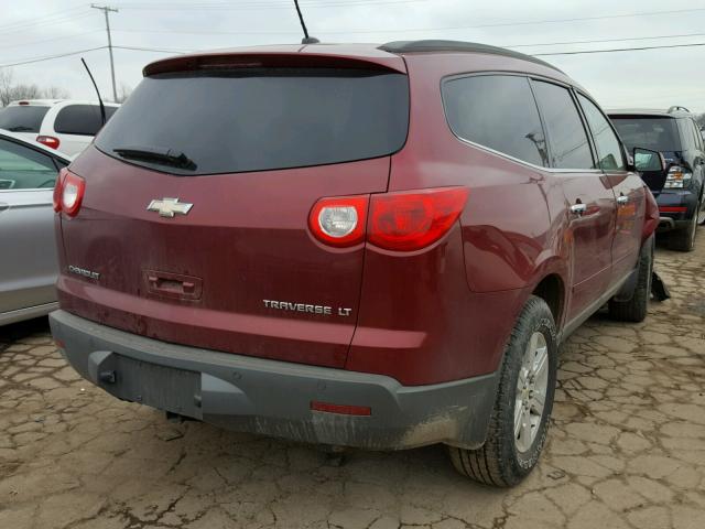 1GNLRFED7AS121591 - 2010 CHEVROLET TRAVERSE L RED photo 4