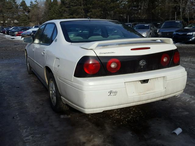 2G1WF52E759317326 - 2005 CHEVROLET IMPALA WHITE photo 3