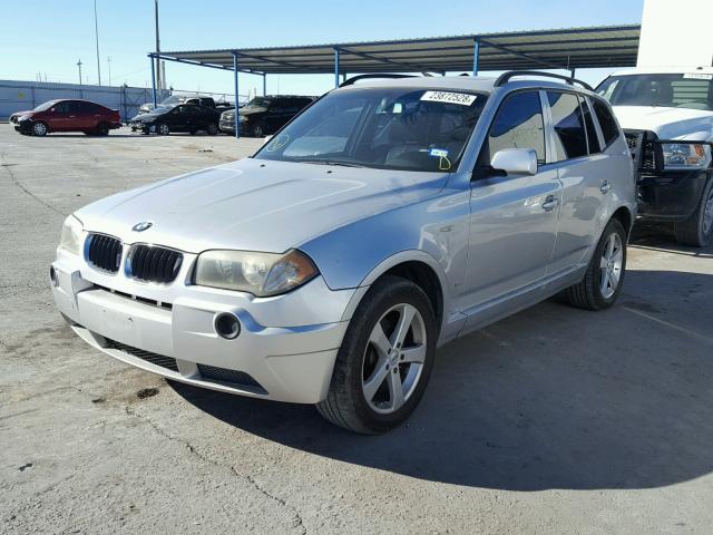 WBXPA73485WC49112 - 2005 BMW X3 2.5I SILVER photo 2