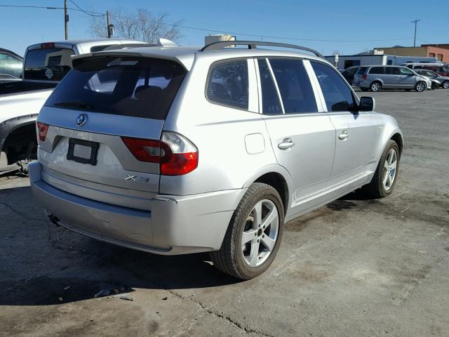 WBXPA73485WC49112 - 2005 BMW X3 2.5I SILVER photo 4