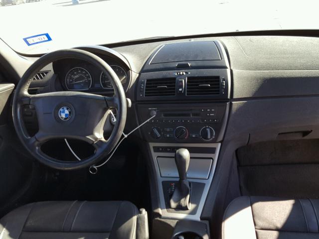 WBXPA73485WC49112 - 2005 BMW X3 2.5I SILVER photo 9