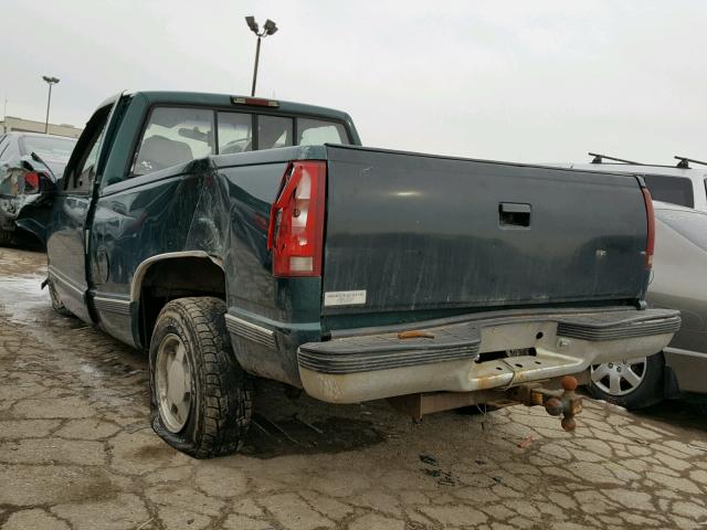 1GTEC14H0SZ524976 - 1995 GMC SIERRA C15 GREEN photo 3