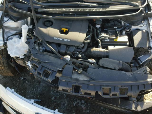 3KPFK4A71HE075106 - 2017 KIA FORTE LX SILVER photo 7