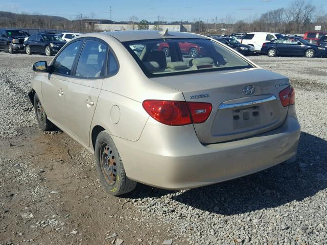 KMHDU4AD4AU170883 - 2010 HYUNDAI ELANTRA BL GOLD photo 3